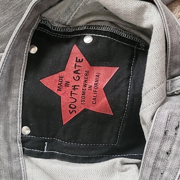 Adriano Goldschmied "The Casablanca" Grey Womens Jeans Size 27 nicely Distressed - Picture 13 of 16